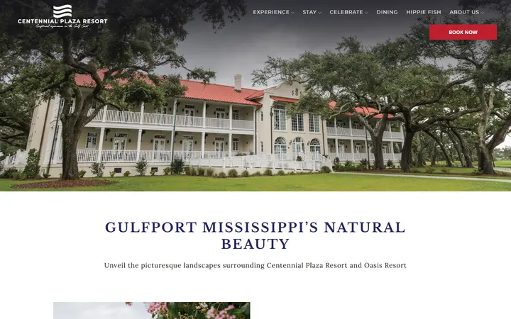 Captured overview page of Grand Centennial Hotel